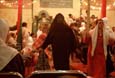 Emplacement des femmes dans une c�r�monie de dhikr pendant le mouled, tombeau de Sidi 'Ali Zein al-Abidin. Cit� des morts. Le Caire.  The women's place in a ceremony of dhikr during the Mulid, Tomb of Sidi ' Ali Zein Al-Abidin.  City of the Dead.  Cairo.  