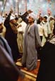 Extase mystique d'un disciple pendant une c�r�monie de dhikr du mouled de Sayyeda Zeinab. Le Caire. Mystical Ecstasy of a disciple during a ceremony of dhikr at the Mulid of Sayyeda Zeinab.  Cairo.  