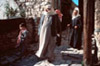 Disciples soufis sortant de la c�r�monie de zikr de la zaweyya al-Badenjkeyya. Alep.